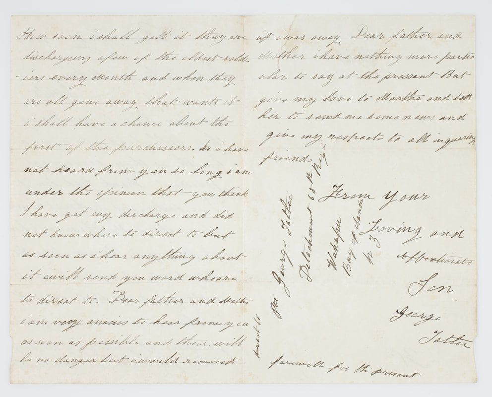 Thumbnail image of a letter from the Ellott collection